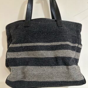 Stylish Black and Gray Women's Tote Bag